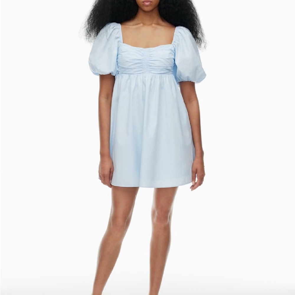 Aritzia Light Blue Mini Dress